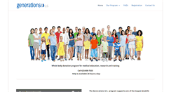 Desktop Screenshot of generations-us.org